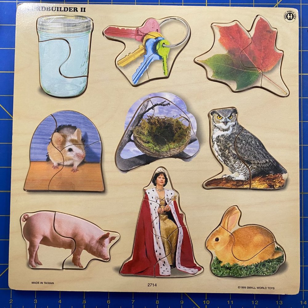 Word Builder II Wood Puzzle